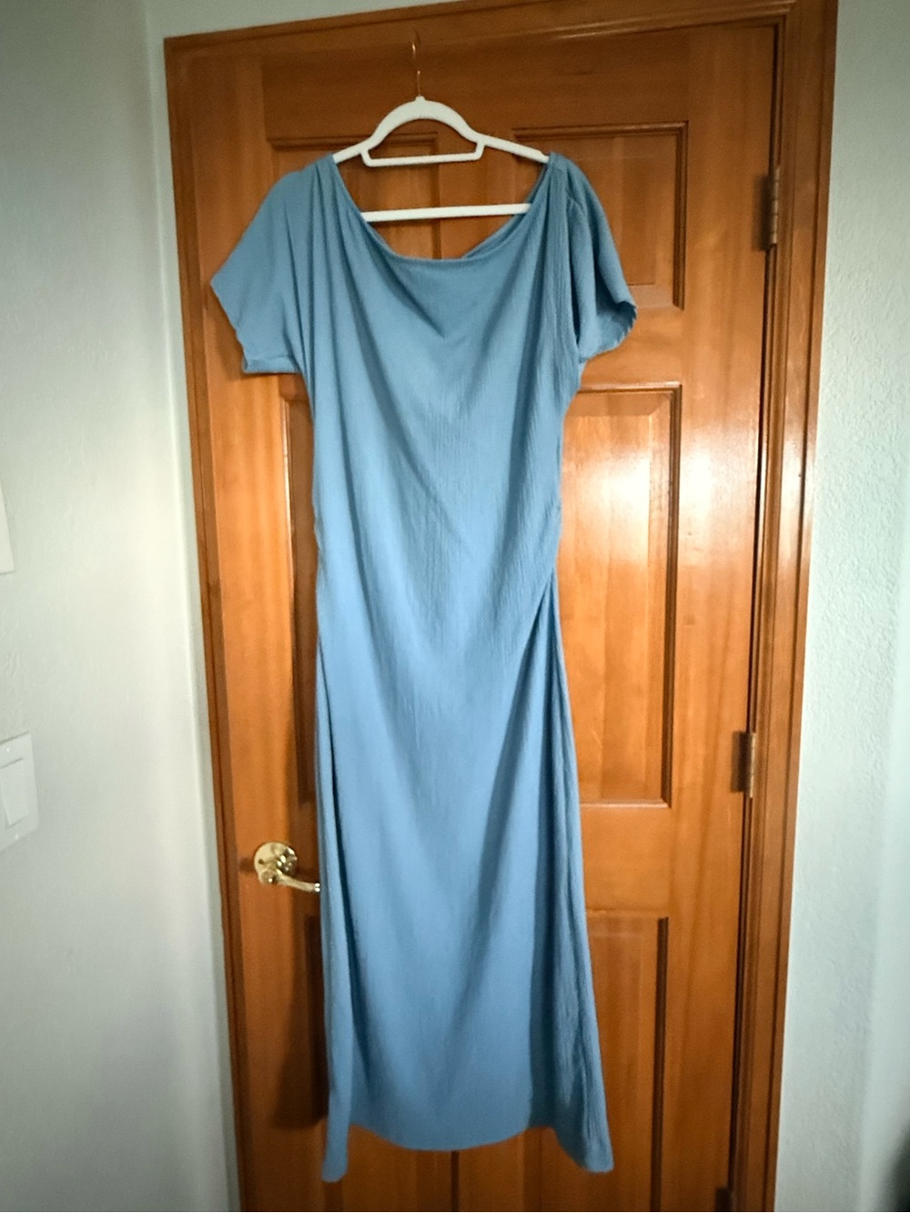 Free People Beach Slate Blue Maxi Dress